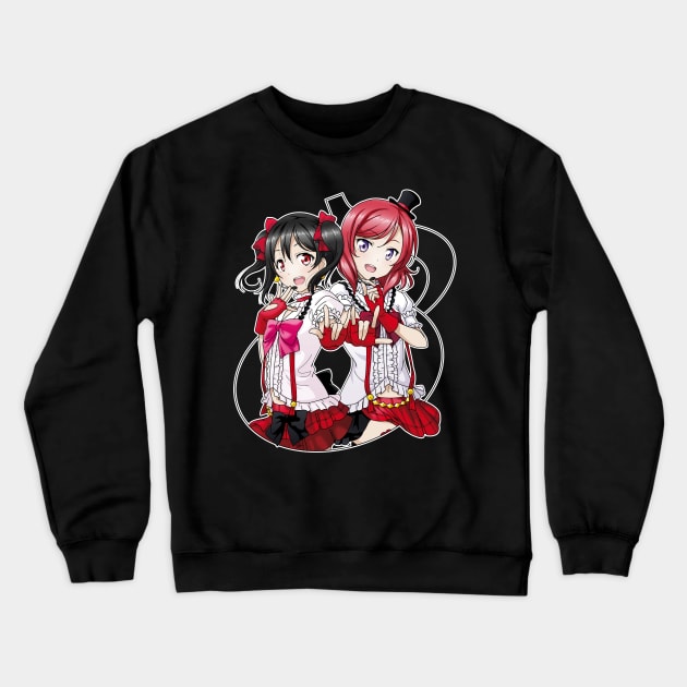 Nico & Maki - Bokura Wa Ima No Nake De edit. Crewneck Sweatshirt by YueGraphicDesign